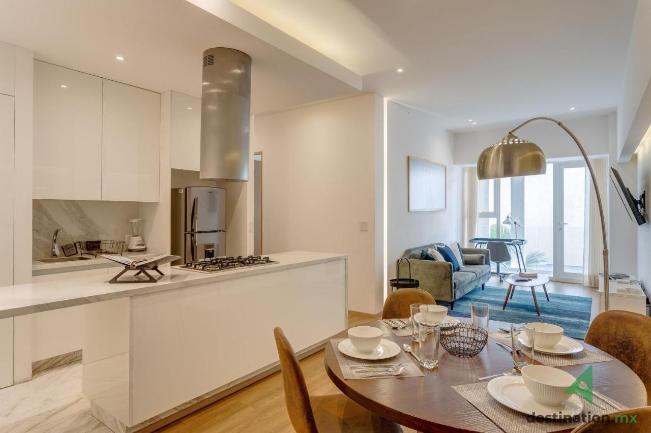 Lovely & Spacious Apartment With Pool & Gym In La Condesa - Icon 멕시코 시 외부 사진