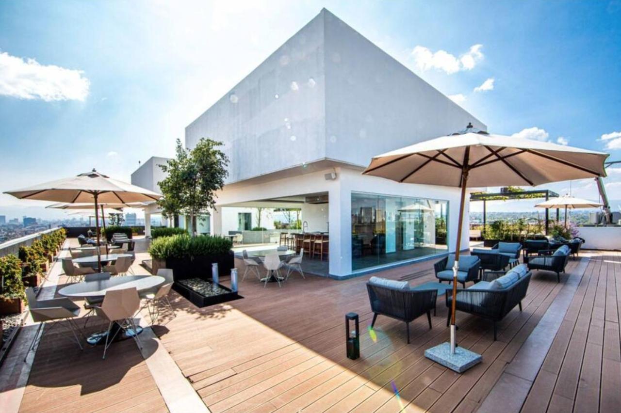 Lovely & Spacious Apartment With Pool & Gym In La Condesa - Icon 멕시코 시 외부 사진